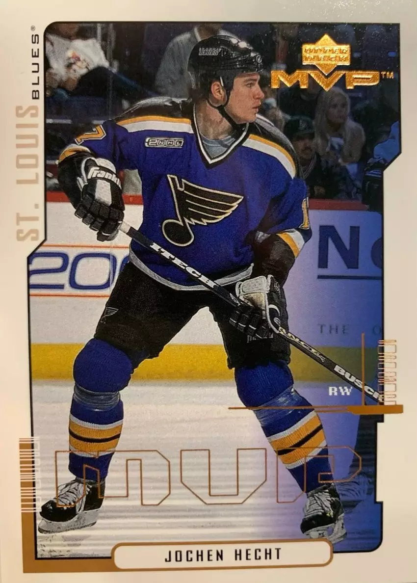 Хоккей. Карточка Jochen Hecht-Йохен Хехт St. Louis Blues/Сент-Луис Блюз НХЛ/NHL