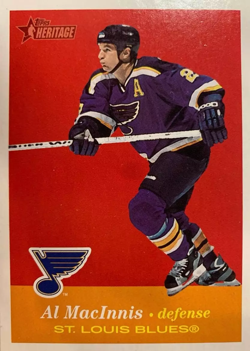 Хоккей. Карточка Al MacInnis - Эл Макиннис St. Louis Blues - Сент-Луис НХЛ-NHL