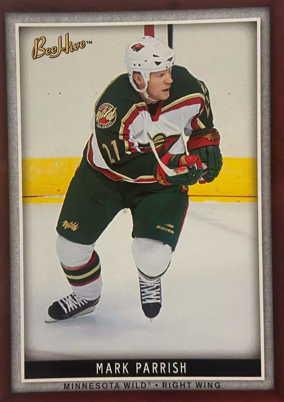 Хоккей. Карточка Mark Parrish-Марк Пэрриш Minnesota Wild-Миннесота Уайлд НХЛ/NHL