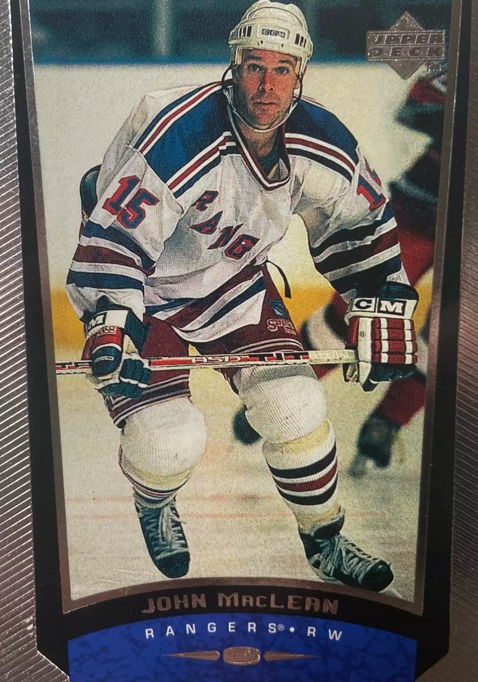 Карточка John MacLean - Джон Маклин New York Rangers/Нью-Йорк Рейнджерс НХЛ/NHL