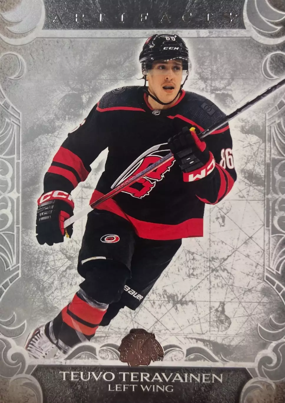 Карточка Teuvo Teravainen-Теуво Терявяйнен Carolina Hurricanes-Каролина НХЛ-NHL