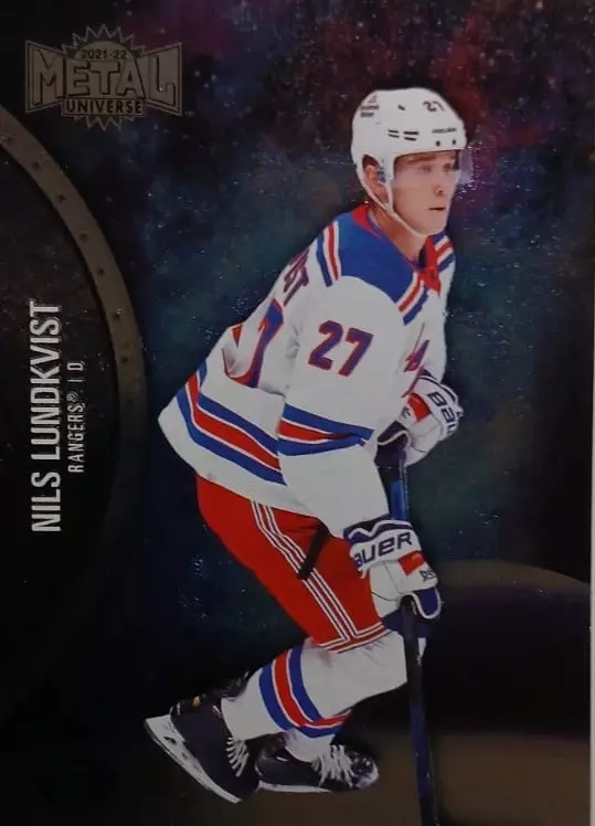 Карточка Nils Lundkvist - Нильс Лундквист New York Rangers - Рейнджерс НХЛ-NHL