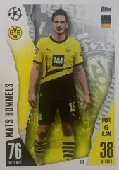Карточка Матс Хуммельс Боруссия Дортмунд, Бавария Мюнхен Лига Чемпионов 2023/24