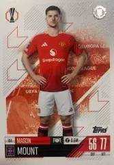 Футбол. Карточка Мейсон Маунт Манчестер Юнайтед, Челси Лига Европы 2024/25