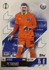 Футбол Карточка Djordje Petrovic/Джордже Петрович Челси Лига Конференций 2024/25