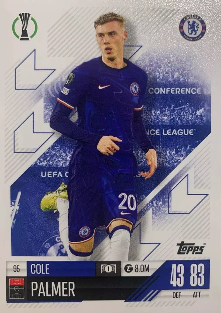 Карточка Cole Palmer/Коул Палмер Манчестер Сити, Челси Лига Чемпионов 2024-25