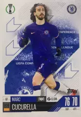 Футбол. Карточка Марк Кукурелья Челси, Барселона, Хетафе Лига Чемпионов 2024-25