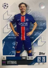 Футбол. Карточка Vitinha/Витинья Пари Сен-Жермен/ПСЖ Лига Чемпионов 2024-25