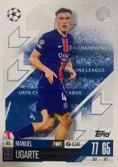Карточка Мануэль Угарте ПСЖ, Спортинг, Манчестер Юнайтед Лига Чемпионов 2024-25