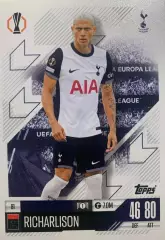 Футбол. Карточка Ришарлисон Тоттенхэм Хотспур, Эвертон Лига Европы 2024-25