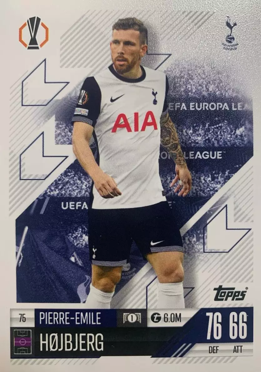 Карточка Пьер-Эмиль Хейбьерг Тоттенхэм Хотспур, Бавария Лига Европы 2024-25