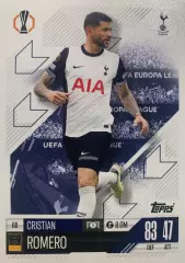 Футбол. Карточка Кристиан Ромеро Тоттенхэм Хотспур Лига Европы 2024-25 TOPPS