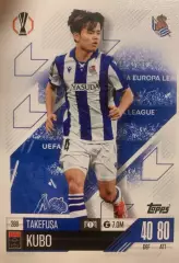 Карточка Takefusa Kubo/Такэфуса Кубо Реал Сосьедад, Мадрид Лига Европы 2024-25