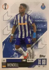 Футбол. Карточка Wendell/Венделл Порту Лига Европы 2024-25 TOPPS