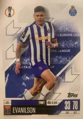 Футбол. Карточка Evanilson/Эванилсон FC Porto/Порту Лига Европы 2024-25 TOPPS