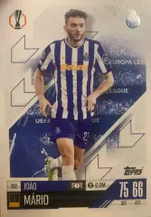 Футбол. Карточка Joao Mario/Жуан Мариу FC Porto/Порту Лига Европы 2024-25