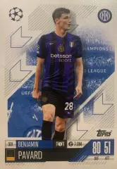 Футбол. Карточка Бенжамен Павар Интер, Бавария, Штутгарт Лига Чемпионов 2024-25