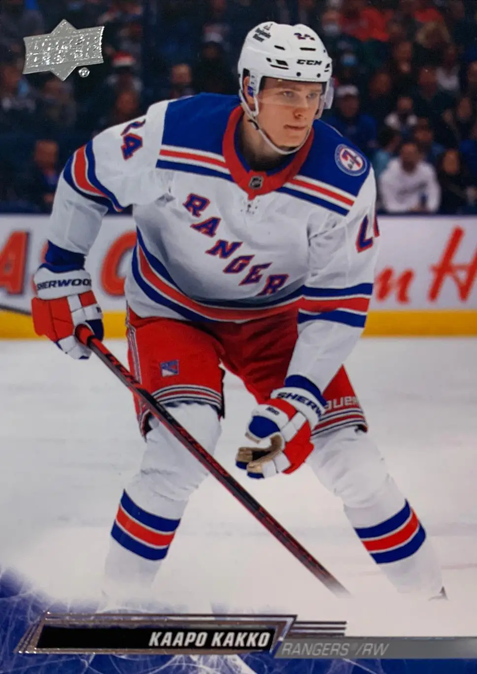 Хоккей. Карточка Kaapo Kakko - Каапо Какко New York Rangers - Рейнджерс НХЛ