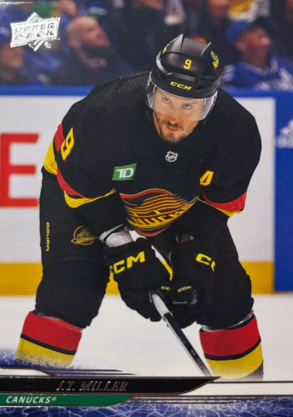 Хоккей. Карточка J.T. Miller-Джей Ти Миллер Vancouver Canucks - Ванкувер НХЛ-NHL