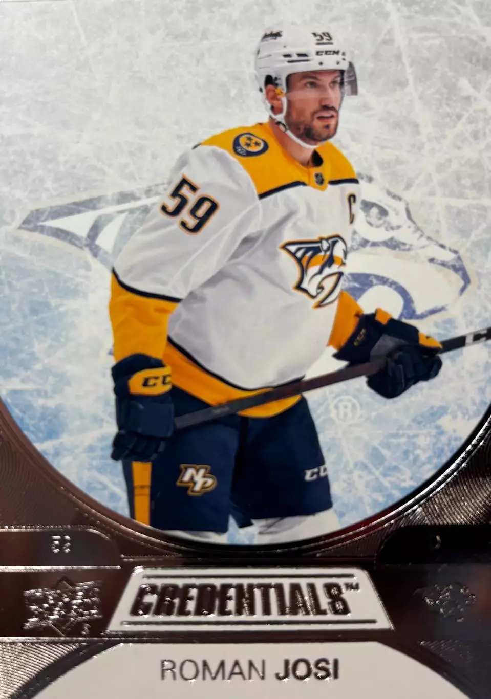 Хоккей. Карточка Roman Josi-Роман Йоси Nashville Predators/Нэшвилл НХЛ/NHL