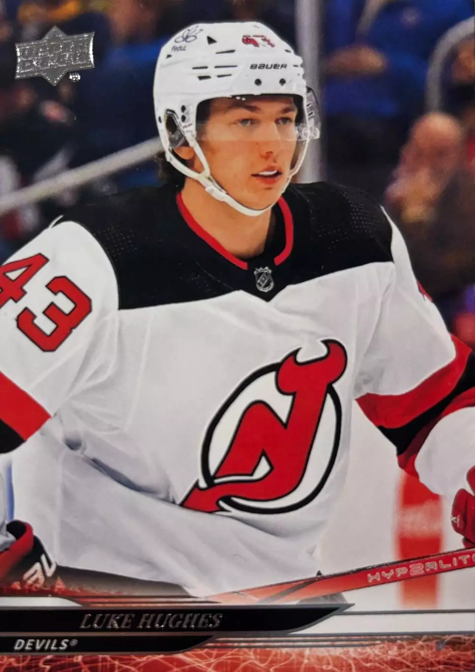 Хоккей Карточка Luke Hughes-Люк Хьюз New Jersey Devils/Нью-Джерси Девилз НХЛ NHL