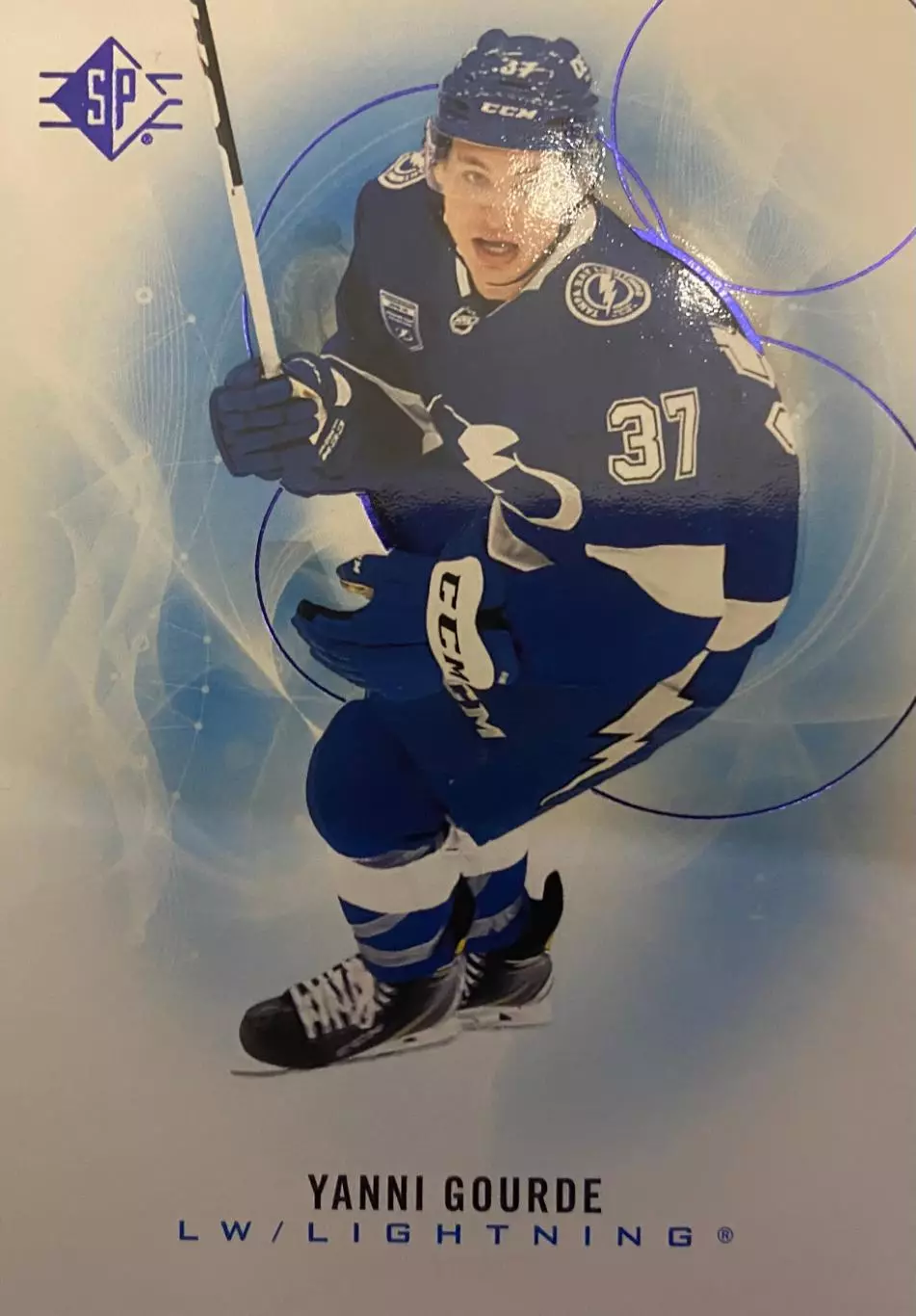 Хоккей. Карточка Yanni Gourde - Янни Гурд Tampa Bay Lightning/Тампа-Бэй НХЛ/NHL
