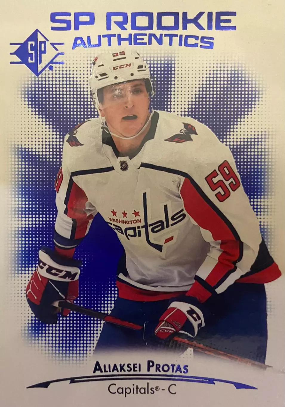 Карточка Алексей Протас Washington Capitals/Вашингтон, Динамо Минск НХЛ/NHL/КХЛ