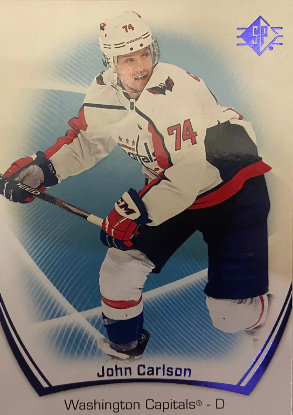 Хоккей. Карточка John Carlson-Джон Карлсон Washington Capitals/Вашингтон НХЛ/NHL