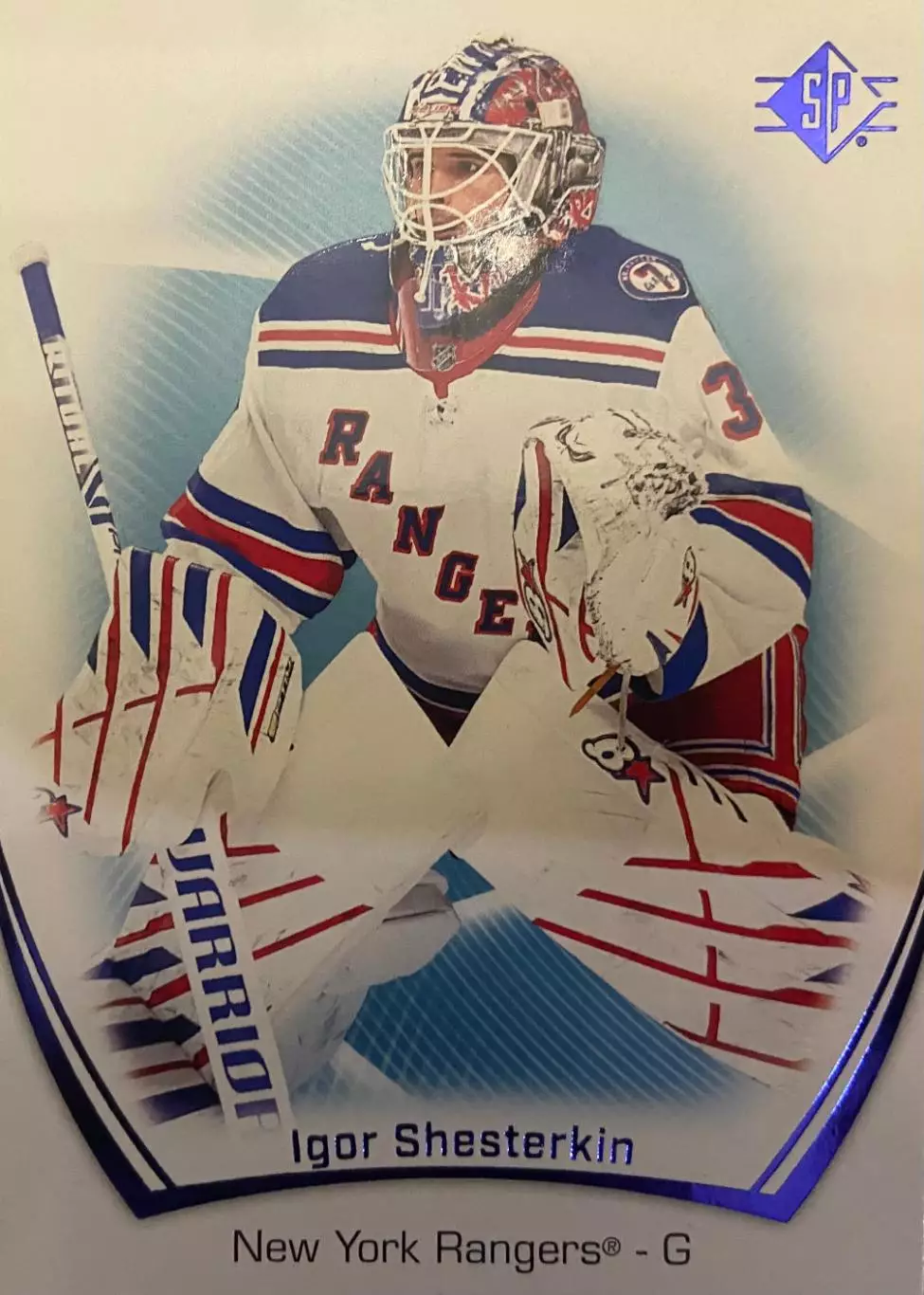 Хоккей Карточка Игорь Шестеркин New York Rangers-Рейнджерс, Спартак, СКА НХЛ-КХЛ