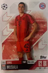 Футбол. Карточка Jamal Musiala/Джамал Мусиала Бавария Лига Чемпионов 2024-25
