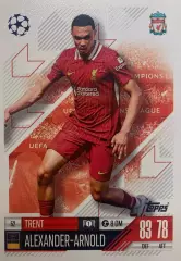 Карточка Трент Александер-Арнольд Ливерпуль, Реал Мадрид Лига Чемпионов 2024-25
