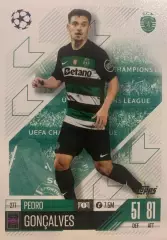 Футбол. Карточка Pedro Goncalves/Педру Гонсалвеш Спортинг Лига Чемпионов 2024-25