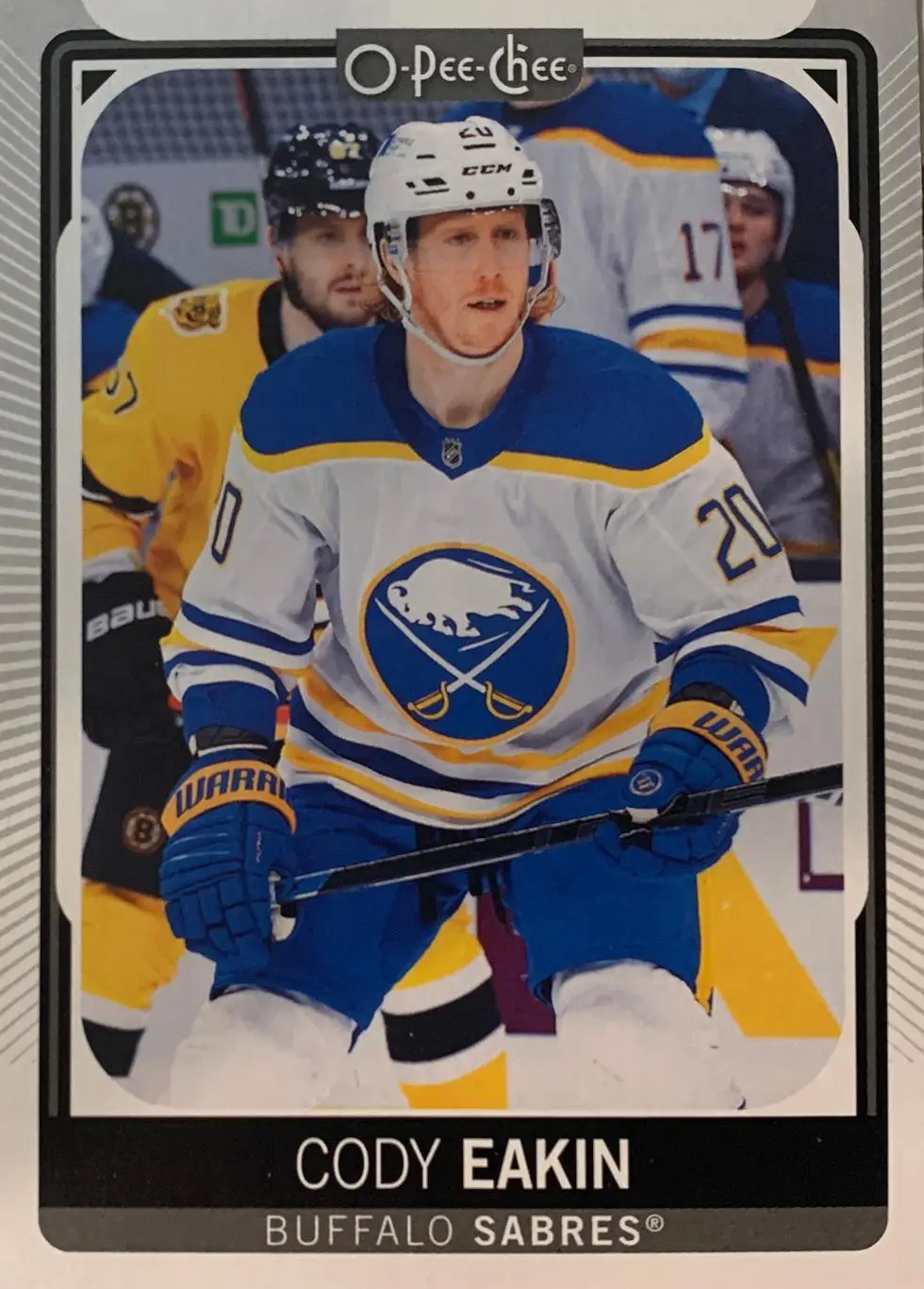 Хоккей. Карточка Cody Eakin - Коди Икин Buffalo Sabres - Баффало Сейбрз НХЛ/NHL