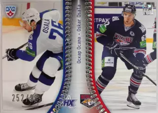 Хоккей. Карточка Оскар Осала Нефтехимик Нижнекамск/Металлург Магнитогорск КХЛ