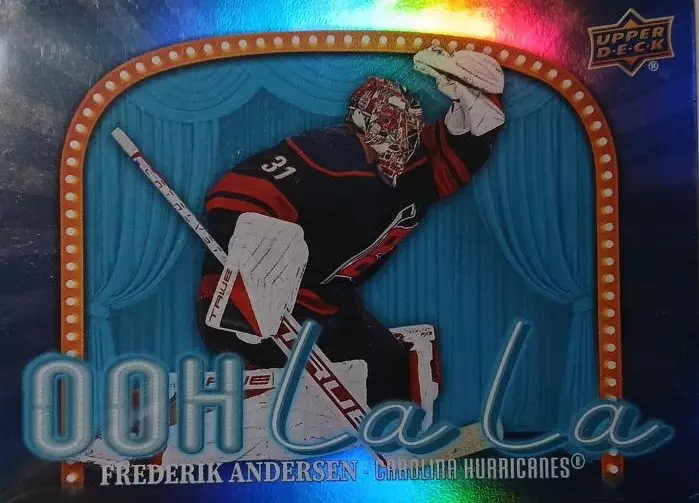Хоккей. Карточка Frederik Andersen-Фредерик Андерсен Carolina-Каролина НХЛ/NHL