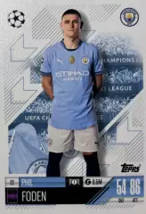 Футбол Карточка Phil Foden/Фил Фоден Манчестер Сити Лига Чемпионов 2024/25 TOPPS