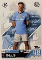 Карточка Джек Грилиш Манчестер Сити, Астон Вилла, Эвертон Лига Чемпионов 2024-25