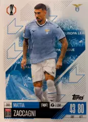 Карточка Mattia Zaccagni/Маттиа Дзакканьи Лацио, Верона Лига Европы 2024-25