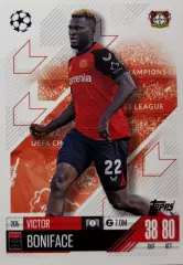 Футбол. Карточка Виктор Бонифейс Байер 04, Юнион, Вердер Лига Чемпионов 2024/25