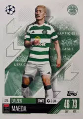 Футбол. Карточка Daizen Maeda/Дайдзэн Маэда Селтик Лига Чемпионов 2024/25 TOPPS