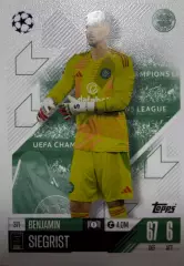 Футбол. Карточка Бенджамин Зигрист Селтик, Дженоа Лига Чемпионов 2024/25 TOPPS