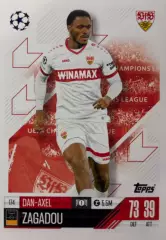 Футбол. Карточка Дан-Аксель Загаду Штутгарт Лига Чемпионов 2024/25 TOPPS
