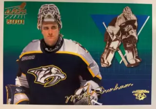 Хоккей. Карточка Mike Dunham - Майк Данхем Nashville Predators - Нэшвилл НХЛ/NHL