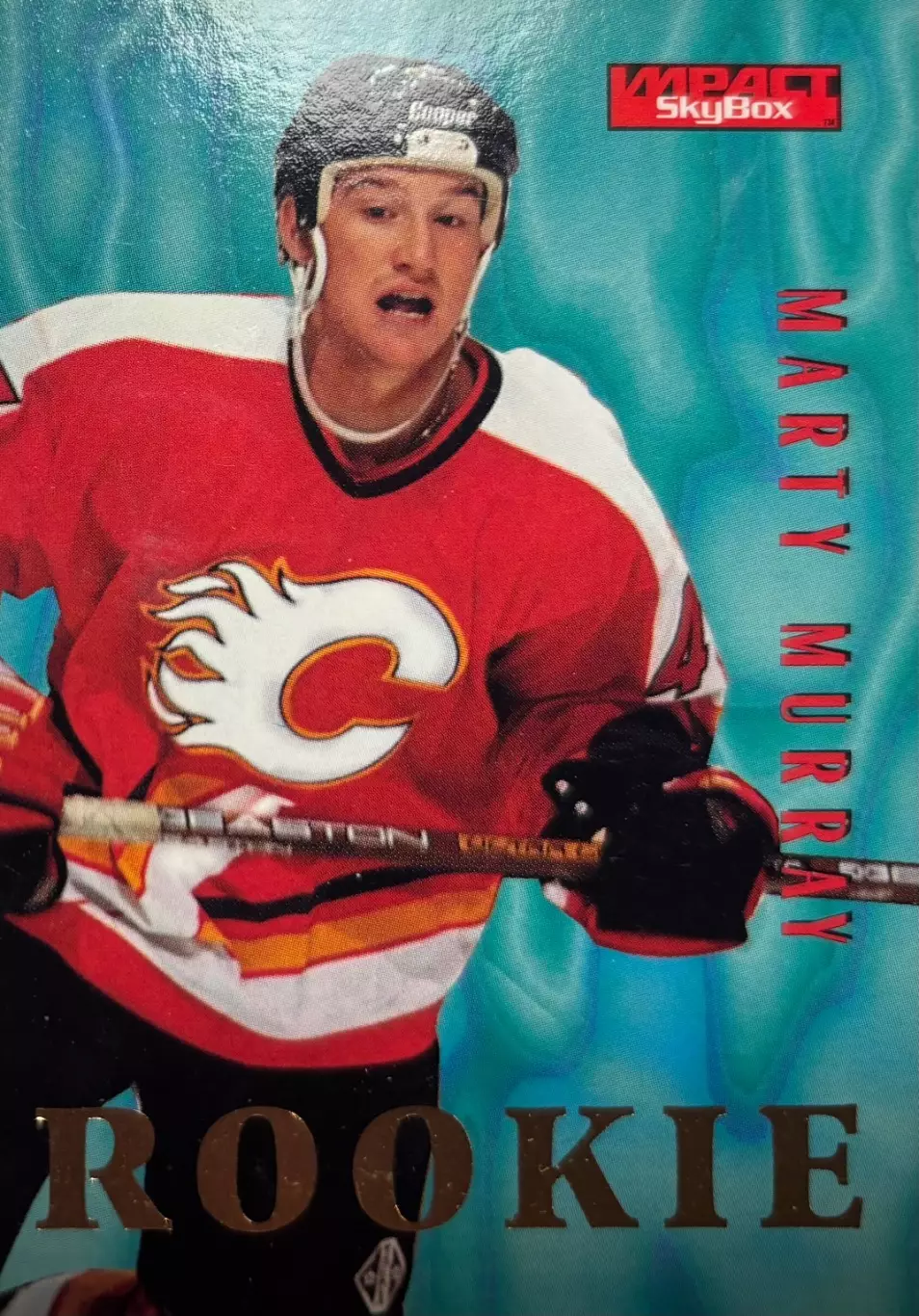 Хоккей. Карточка Marty Murray-Марти Мюррэй Calgary Flames-Калгари Флэймз НХЛ/NHL