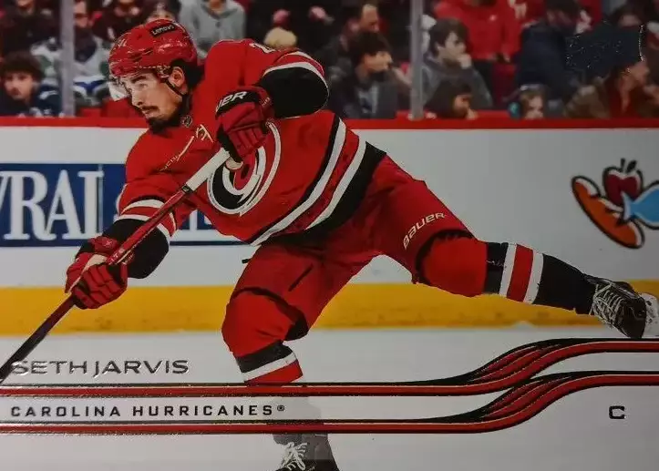 Хоккей. Карточка Seth Jarvis-Сет Джарвис Carolina Hurricanes - Каролина НХЛ/NHL