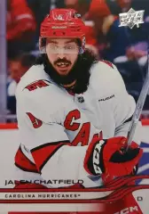 Карточка Jalen Chatfield - Джейлен Четфилд Carolina Hurricanes-Каролина НХЛ/NHL