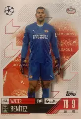 Футбол. Карточка Вальтер Бенитес ПСВ, Кристал Пэлас Лига Чемпионов 2024/25 TOPPS