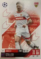 Футбол. Карточка Ангело Штиллер Штутгарт, Бавария Лига Чемпионов 2024/25 TOPPS