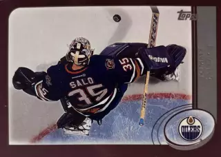 Хоккей. Карточка Tommy Salo-Томми Сало Edmonton Oilers - Эдмонтон Ойлерз НХЛ NHL