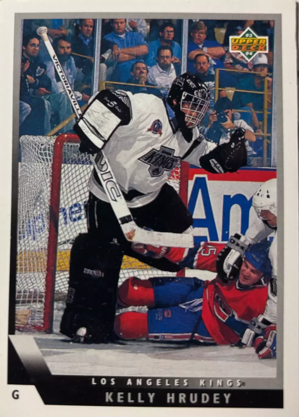 Хоккей. Карточка Kelly Hrudey - Келли Хруди Los Angeles Kings - Кингз НХЛ-NHL